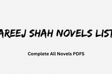 Areej Shah Novels